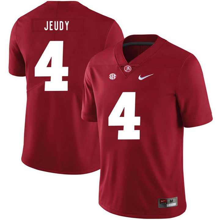 Alabama Crimson Tide 4 Jerry Jeudy Red Nike College Football Jersey Dzhi,We sell and wholesale Alabama Crimson Tide 4 Jerry Jeudy Red Nike College Football Jersey Dzhi on line form chian!